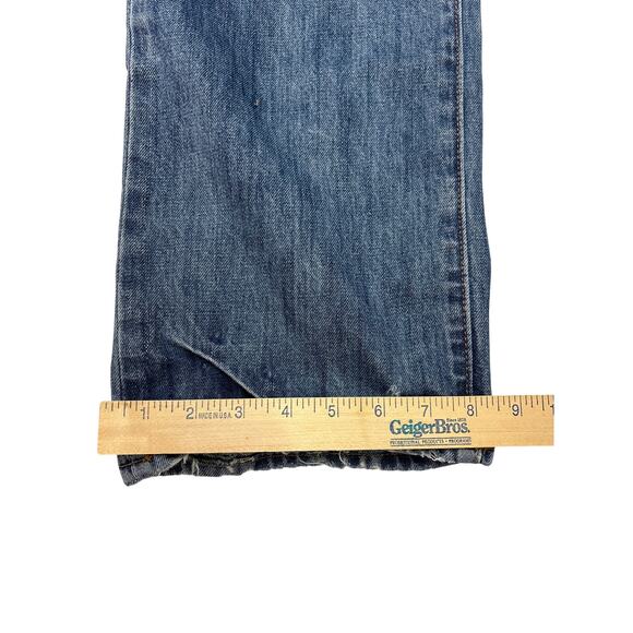 Vintage American Eagle Jeans Mens 32x32 Relaxed 100% Cotton Distressed Casual - Picture 8 of 8